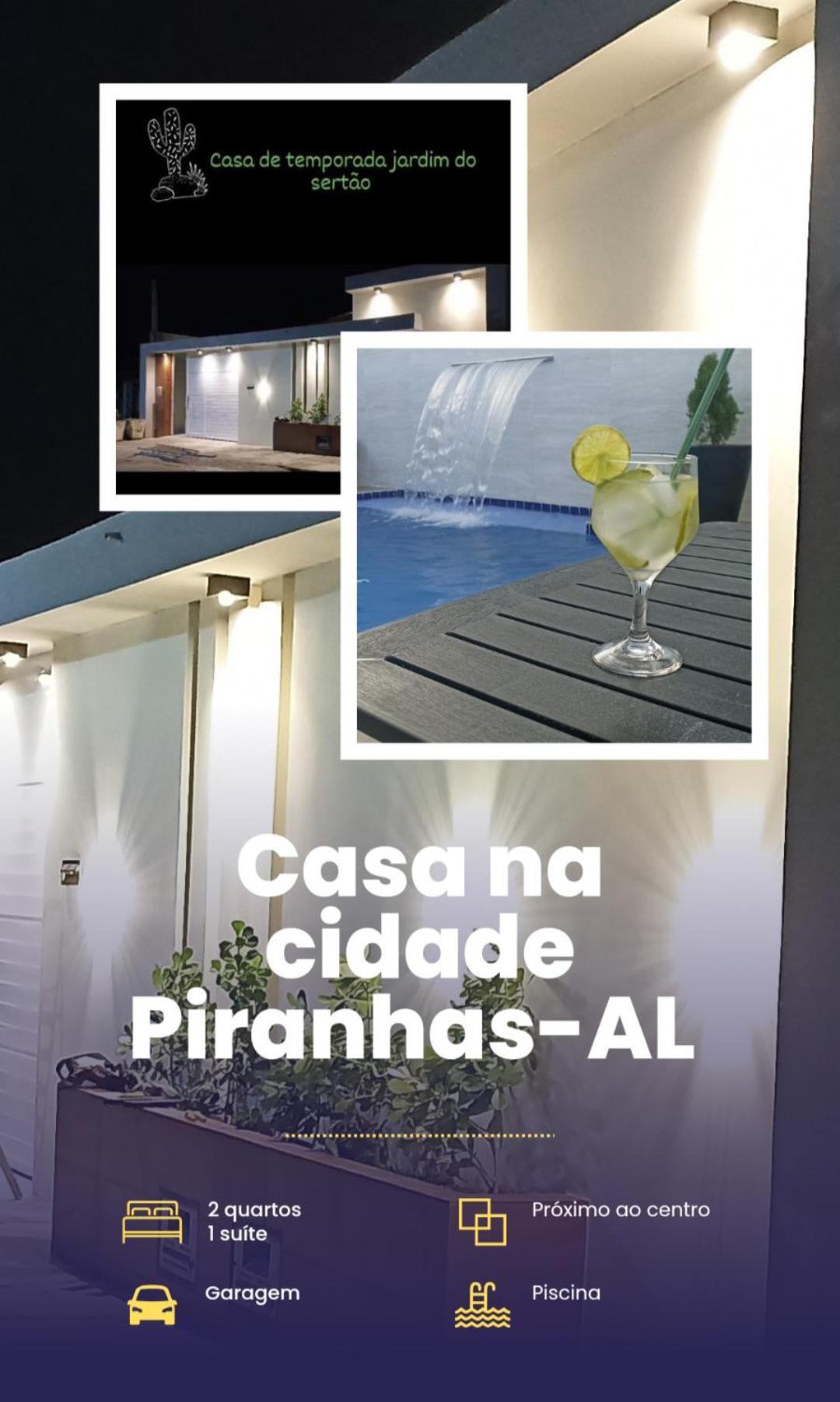 Casa Jardim Para Temporada Em Piranhas-Alagoas Exterior photo